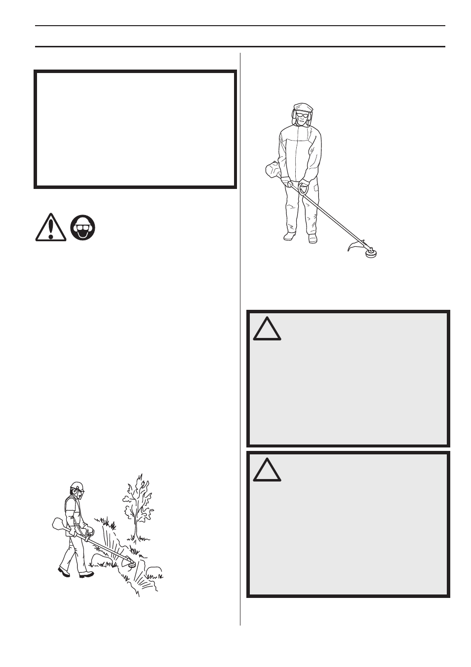 Working techniques, General working instructions | Husqvarna 122LD User Manual | Page 15 / 642