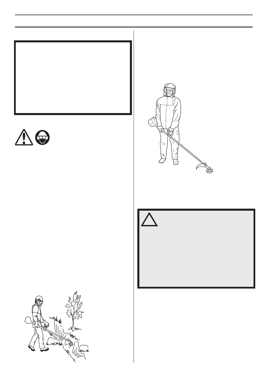 Techniques de travail, Méthodes de travail, Règles élémentaires de sécurité | Husqvarna 122LD User Manual | Page 150 / 642