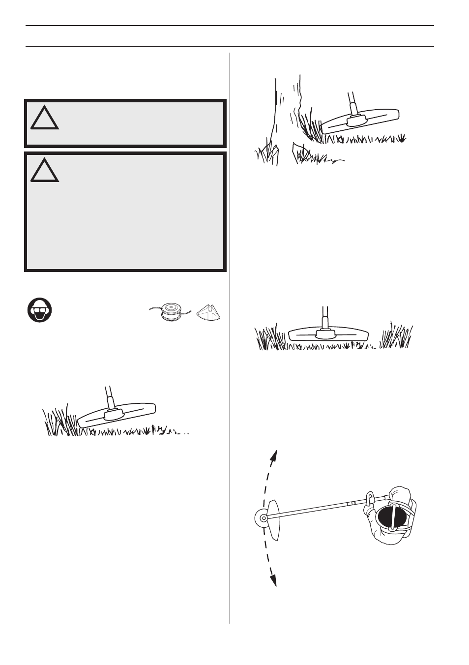 Working techniques | Husqvarna 122LD User Manual | Page 16 / 642