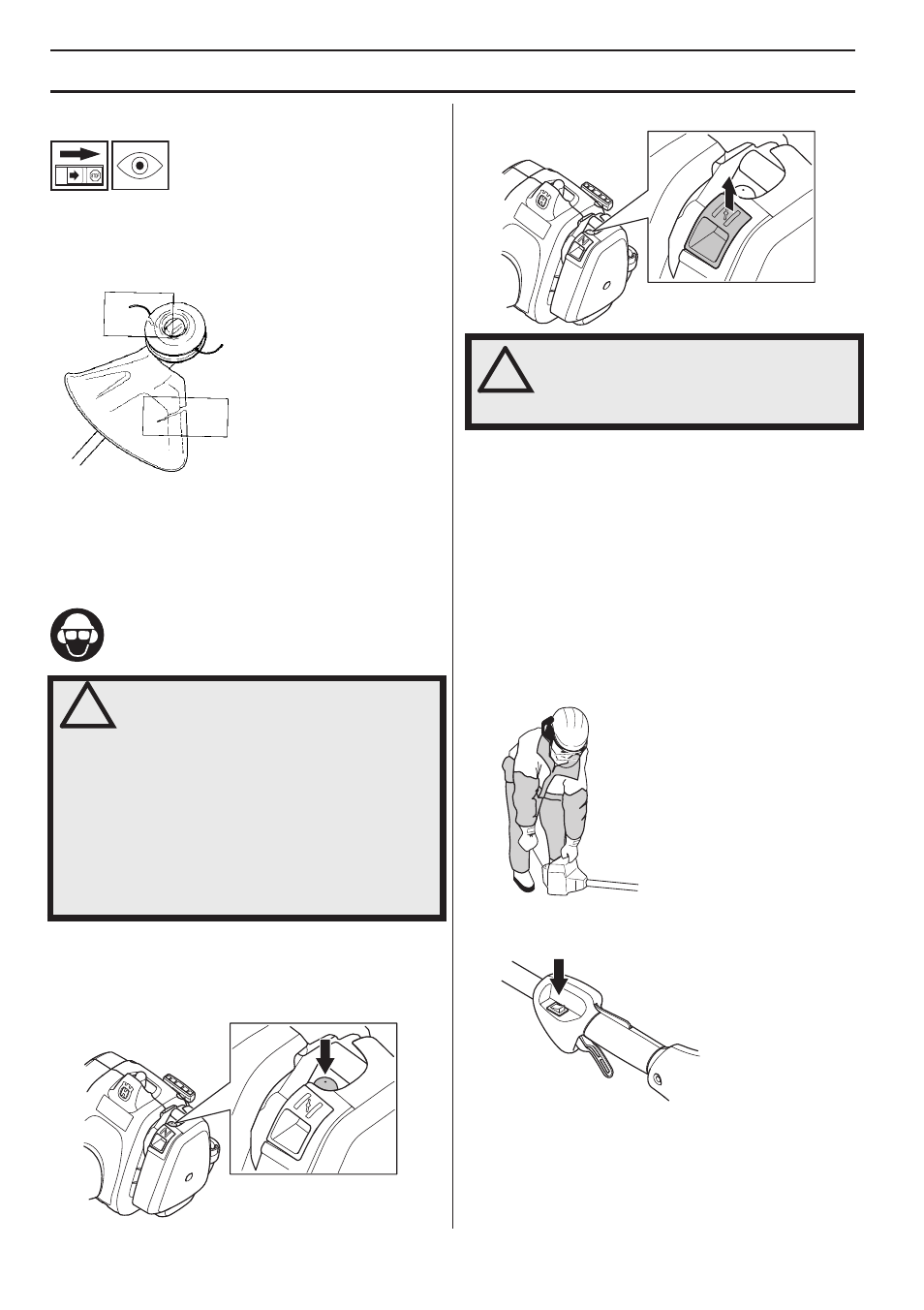 Starten en stoppen, Controle voor het starten | Husqvarna 122LD User Manual | Page 172 / 642