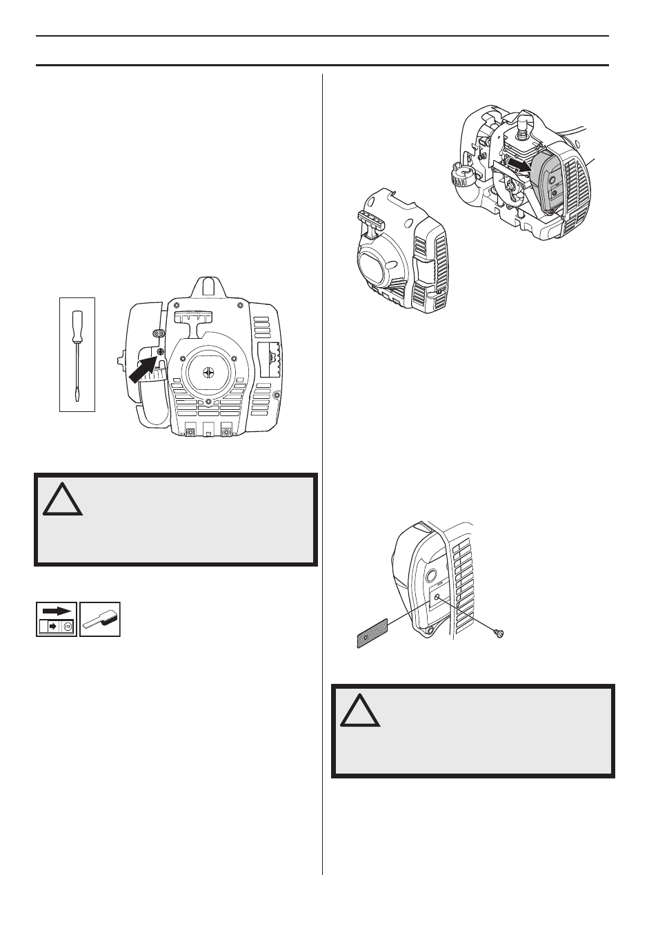 Onderhoud, Carburateur, Geluiddemper | Husqvarna 122LD User Manual | Page 176 / 642