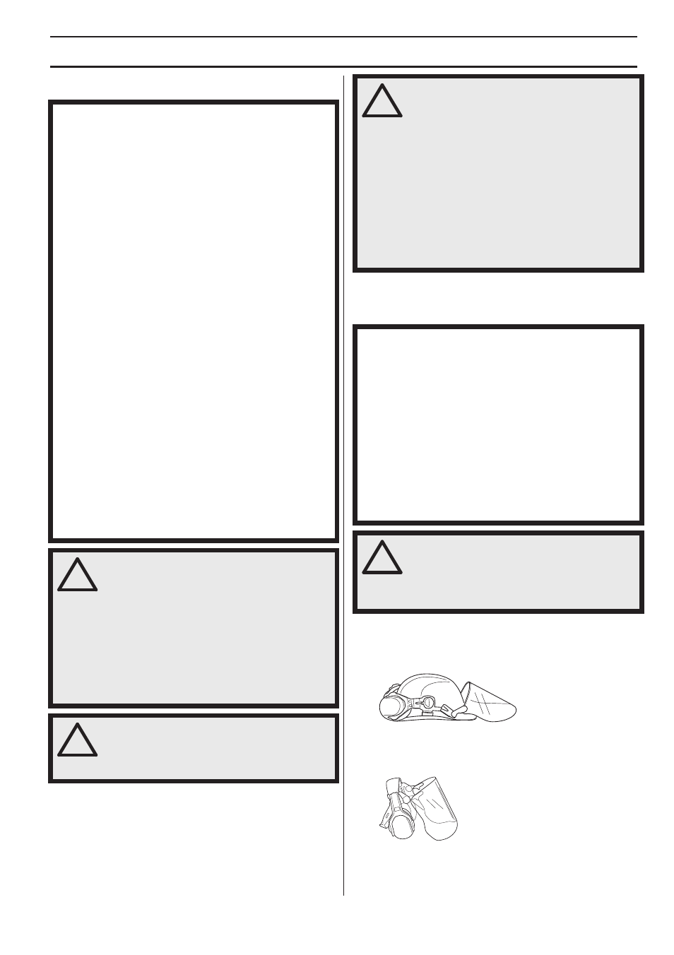 Instruções gerais de segurança, Importante equipamento de protecção pessoal | Husqvarna 122LD User Manual | Page 211 / 642