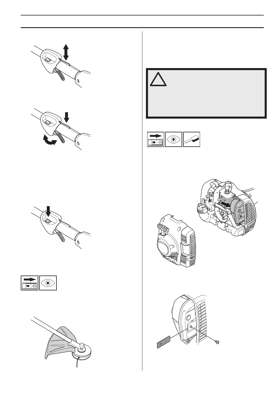 Instruções gerais de segurança | Husqvarna 122LD User Manual | Page 213 / 642