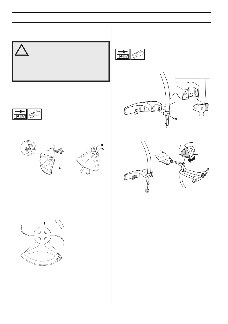 Montagem | Husqvarna 122LD User Manual | Page 216 / 642