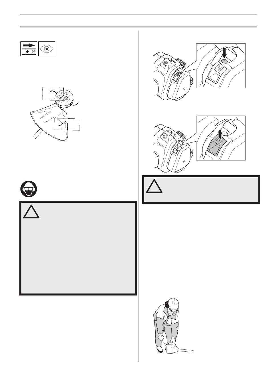 Arranque e paragem, Controlo antes de arrancar | Husqvarna 122LD User Manual | Page 219 / 642