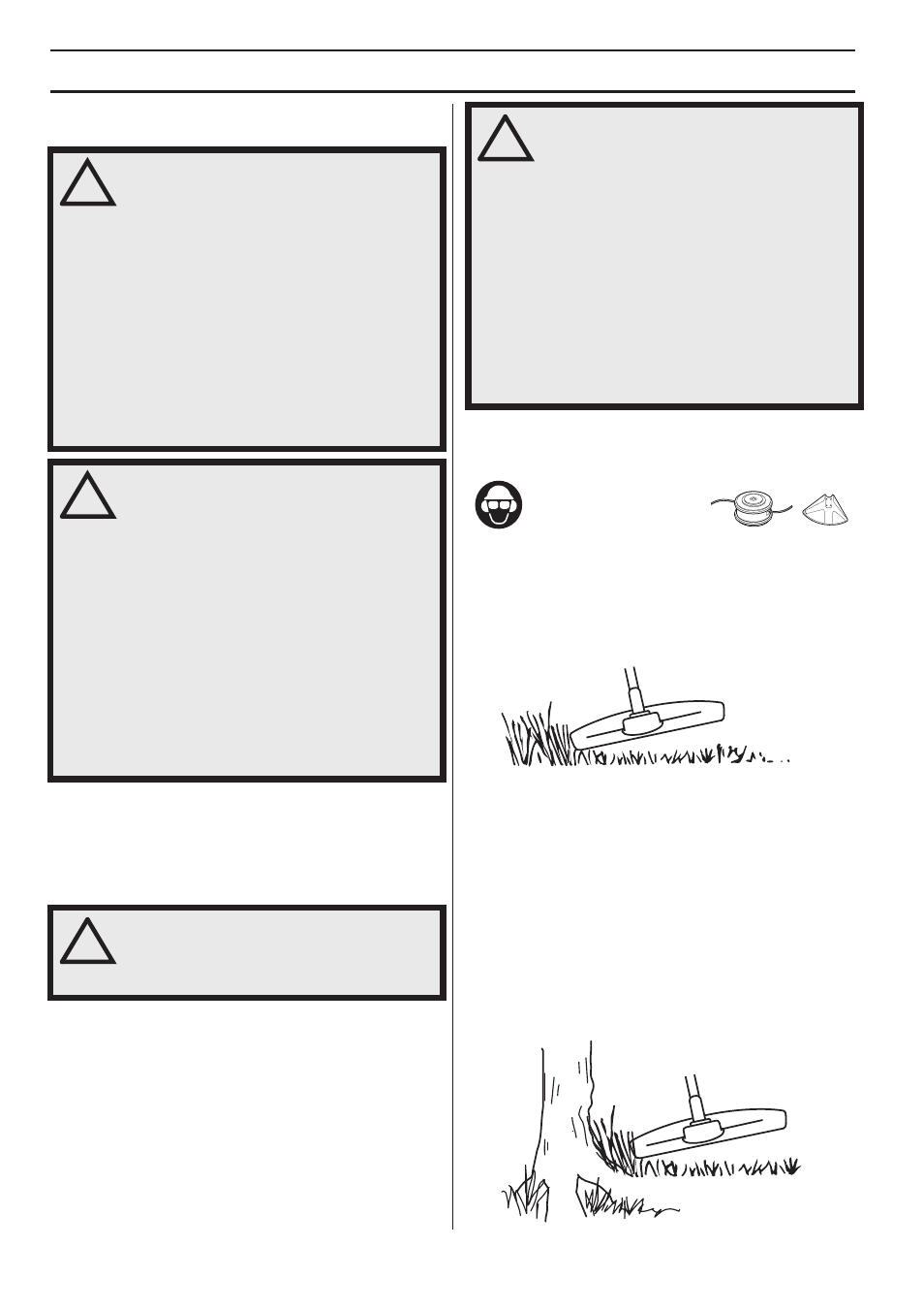 Técnica de trabalho | Husqvarna 122LD User Manual | Page 222 / 642
