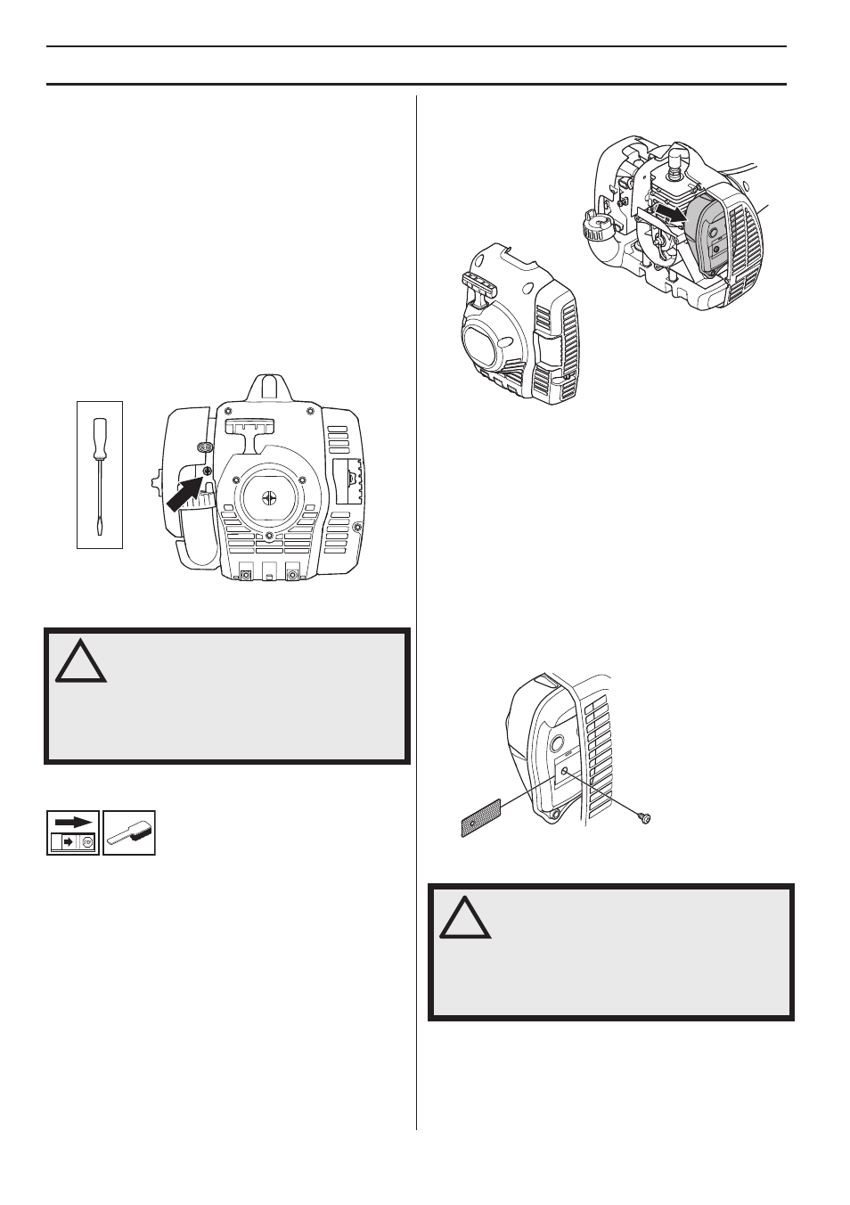 Manutenção, Carburador, Silenciador | Husqvarna 122LD User Manual | Page 224 / 642