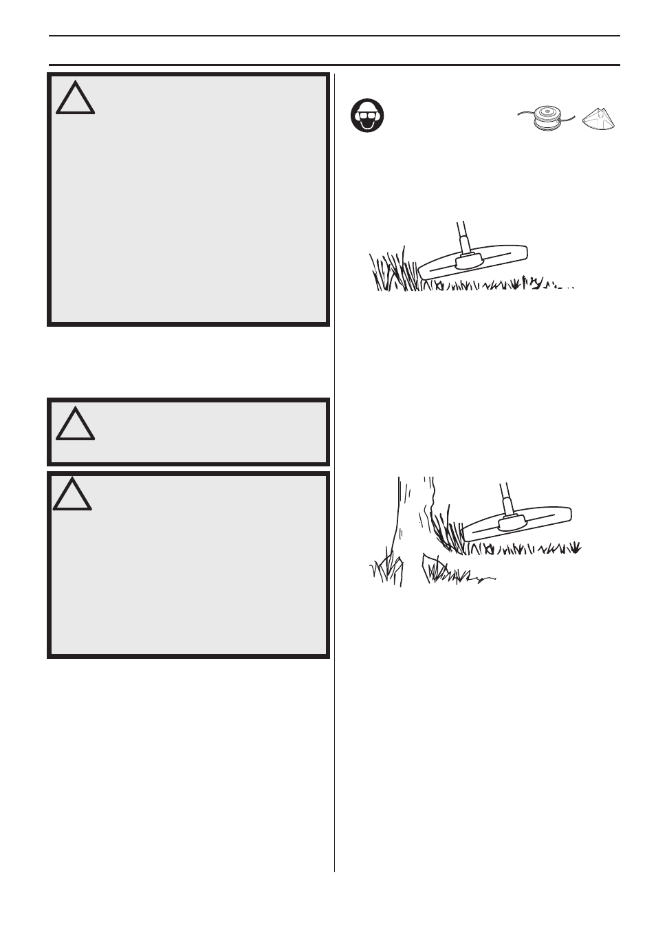 Tecnica di lavoro | Husqvarna 122LD User Manual | Page 245 / 642