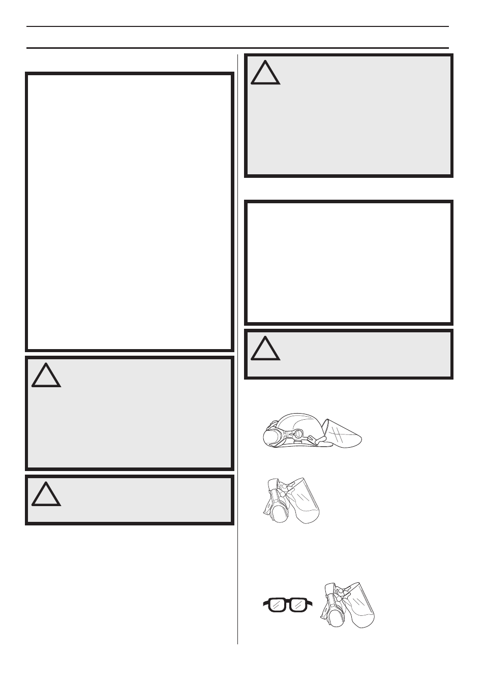 Allmänna säkerhetsinstruktioner, Viktigt personlig skyddsutrustning | Husqvarna 122LD User Manual | Page 28 / 642