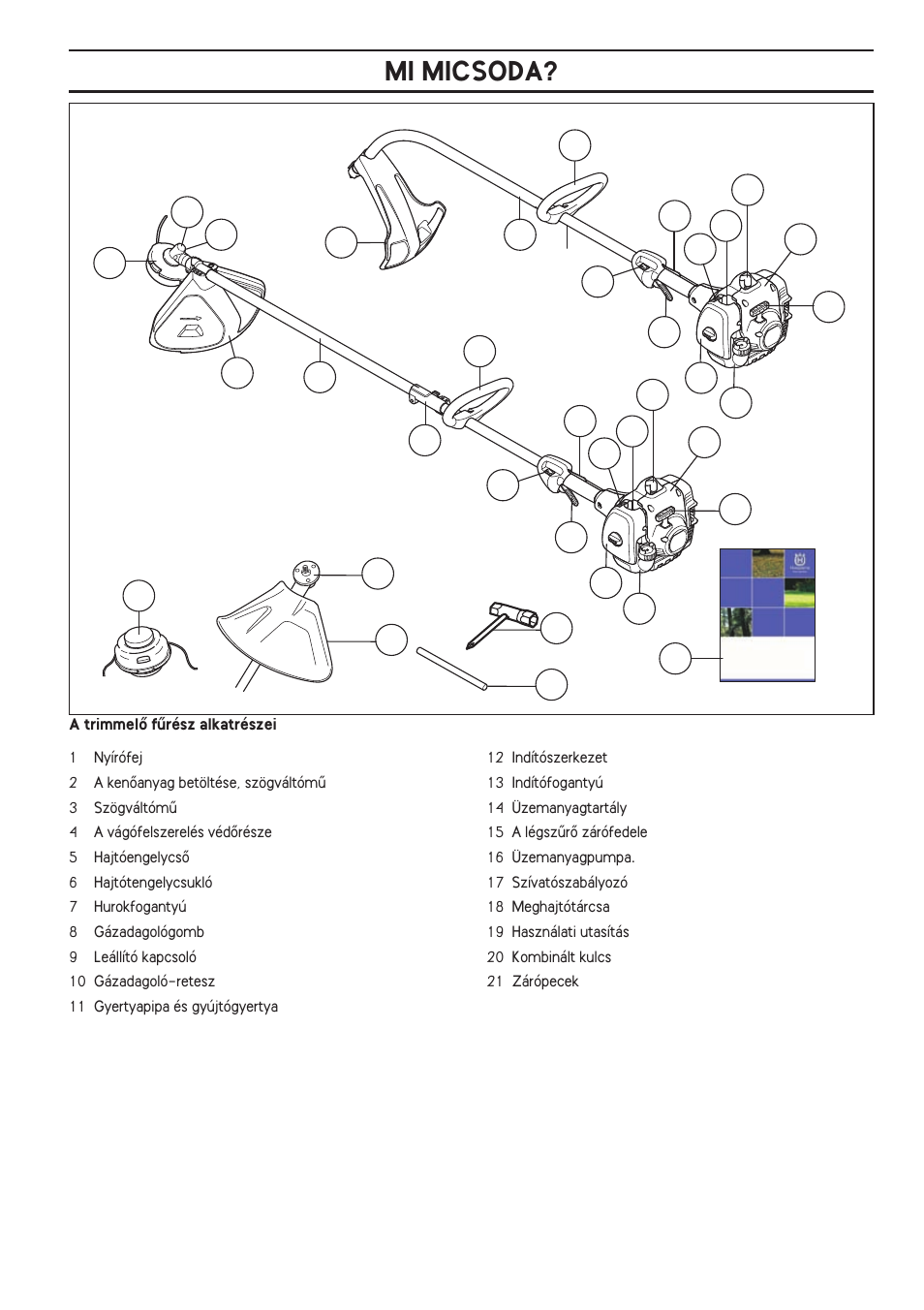 Mi micsoda | Husqvarna 122LD User Manual | Page 345 / 642