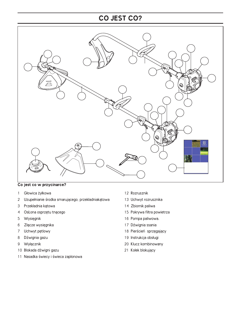 Co jest co | Husqvarna 122LD User Manual | Page 367 / 642