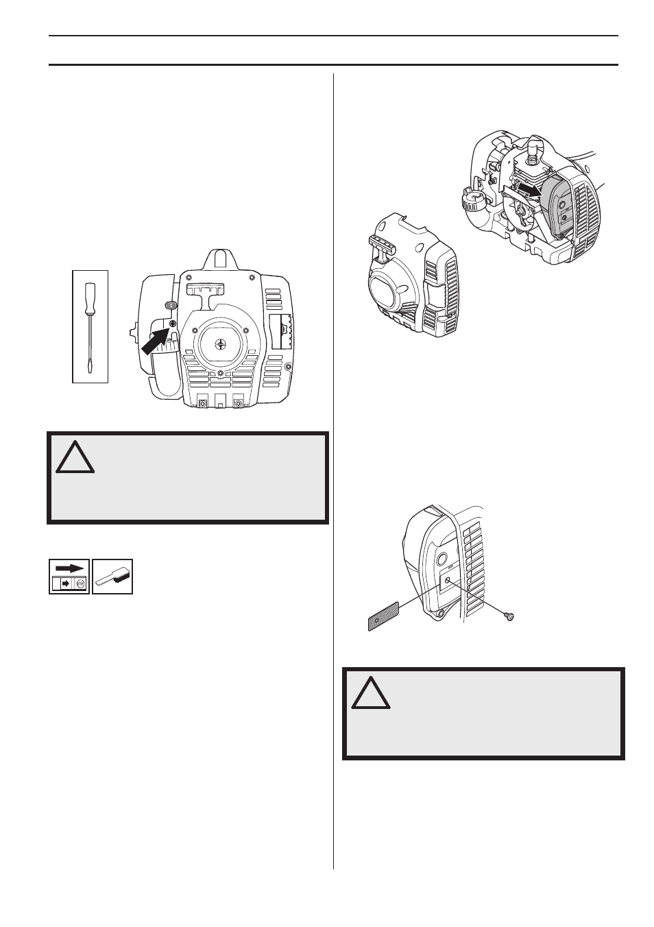 Underhåll, Förgasare, Ljuddämpare | Husqvarna 122LD User Manual | Page 39 / 642