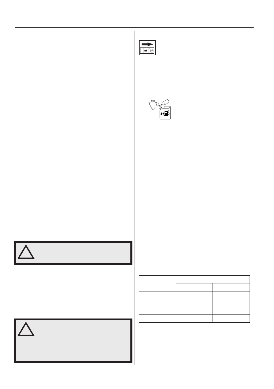 Brændstofhåndtering, Brændstofsikkerhed, Drivmiddel | Transport og opbevaring, Benzin, Totaktsolie | Husqvarna 122LD User Manual | Page 56 / 642