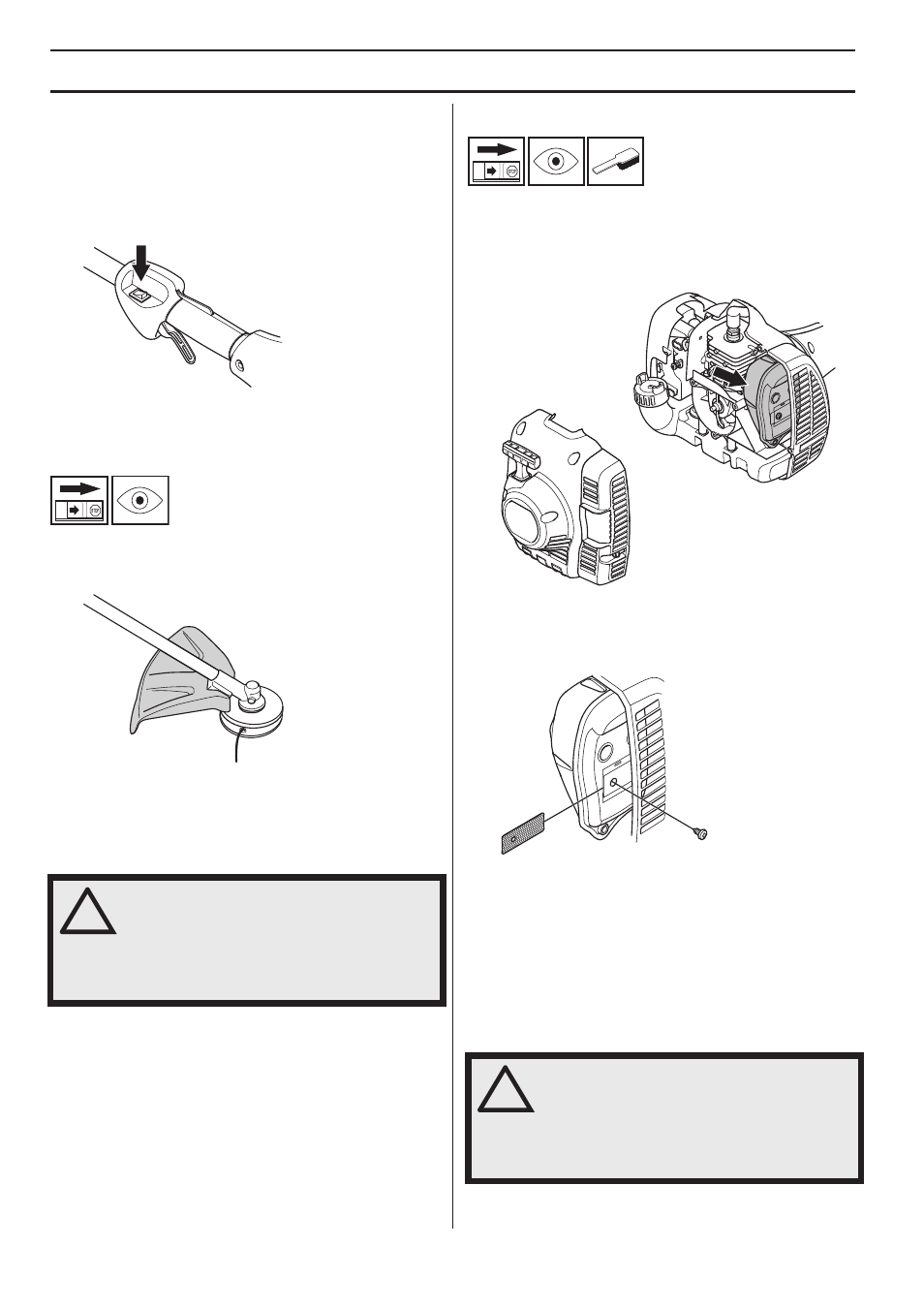 Generelle sikkerhetsinstruksjoner | Husqvarna 122LD User Manual | Page 74 / 642