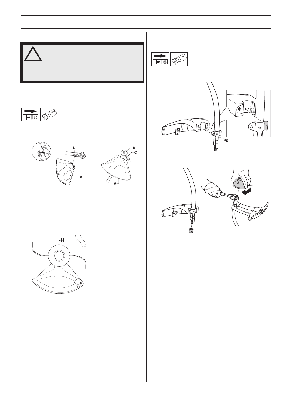 Montering | Husqvarna 122LD User Manual | Page 77 / 642