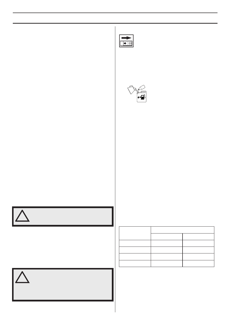 Brennstoffhåndtering, Brennstoffsikkerhet, Brennstoff | Transport og oppbevaring, Bensin, Totaktsolje | Husqvarna 122LD User Manual | Page 78 / 642