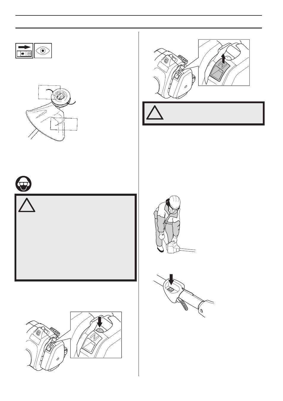 Start og stopp, Kontroll før start | Husqvarna 122LD User Manual | Page 80 / 642