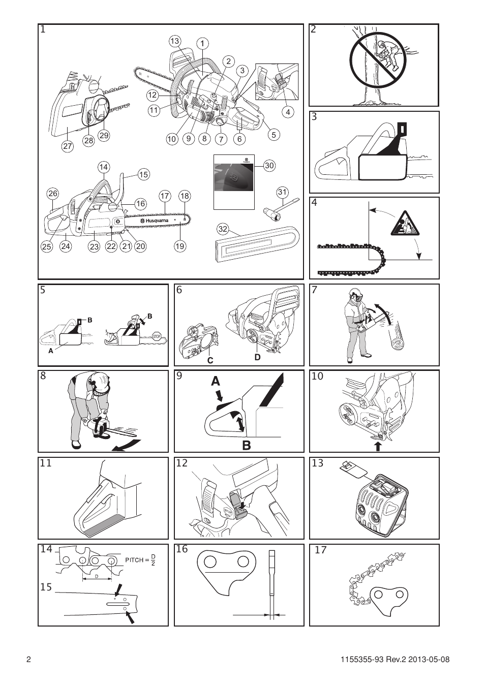Husqvarna 440eII User Manual | Page 2 / 366