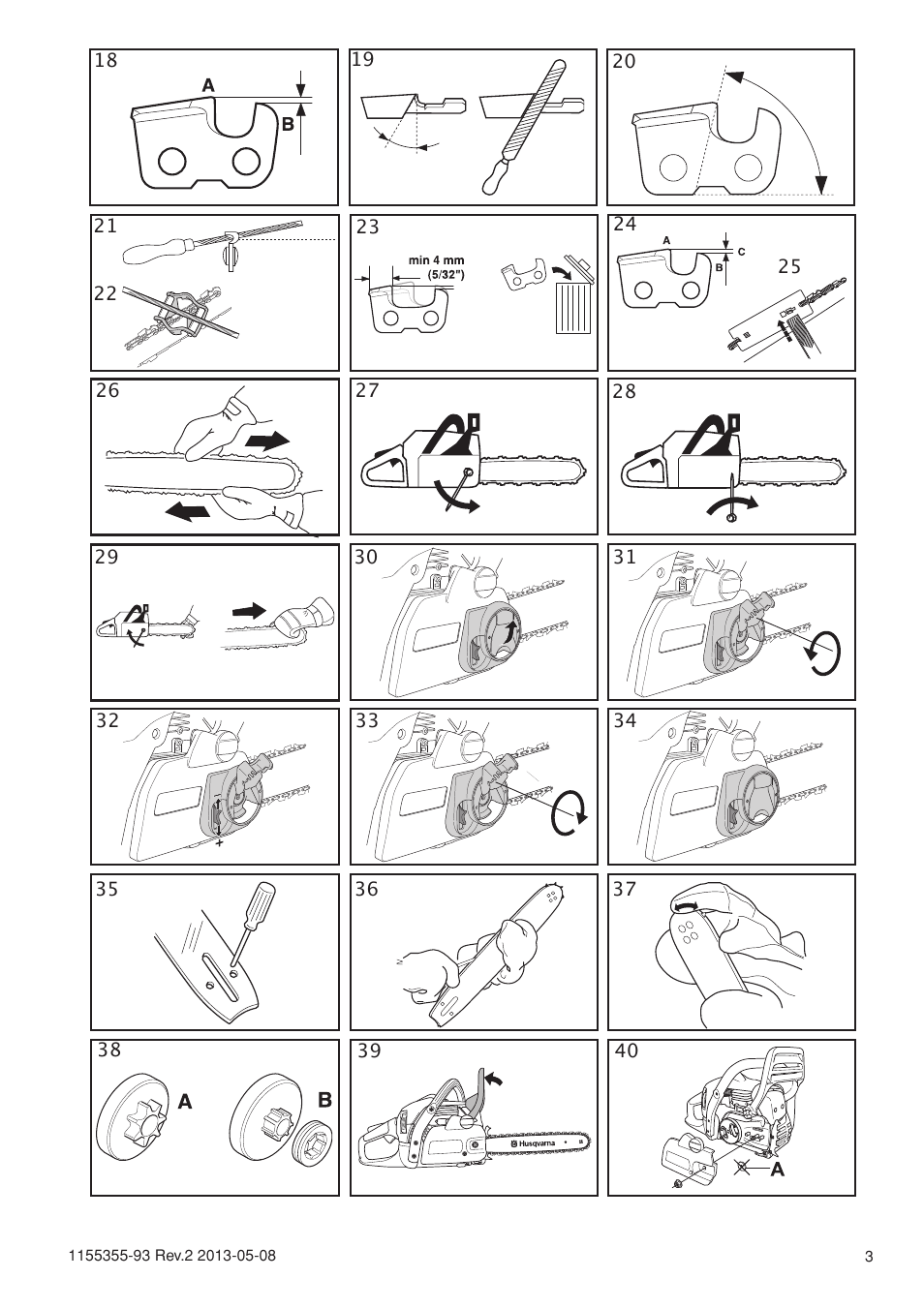 Husqvarna 440eII User Manual | Page 3 / 366