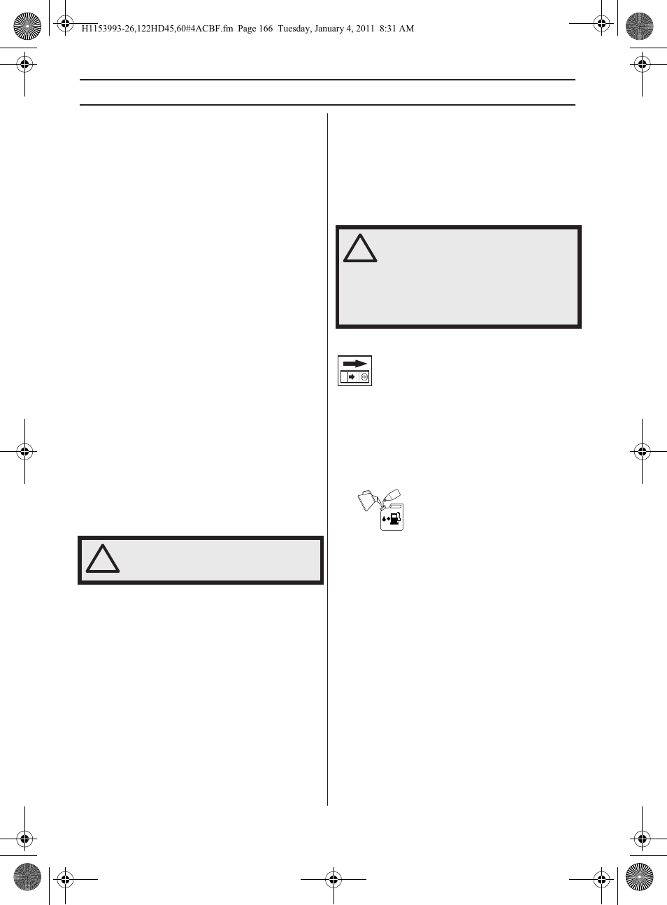 Manejo de combustível, Segurança no manejo de combustível, Combustível | Husqvarna 122HD60 User Manual | Page 166 / 532