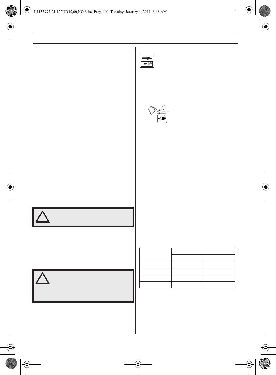 Brennstoffhåndtering, Brennstoffsikkerhet, Brennstoff | Husqvarna 122HD60 User Manual | Page 440 / 532