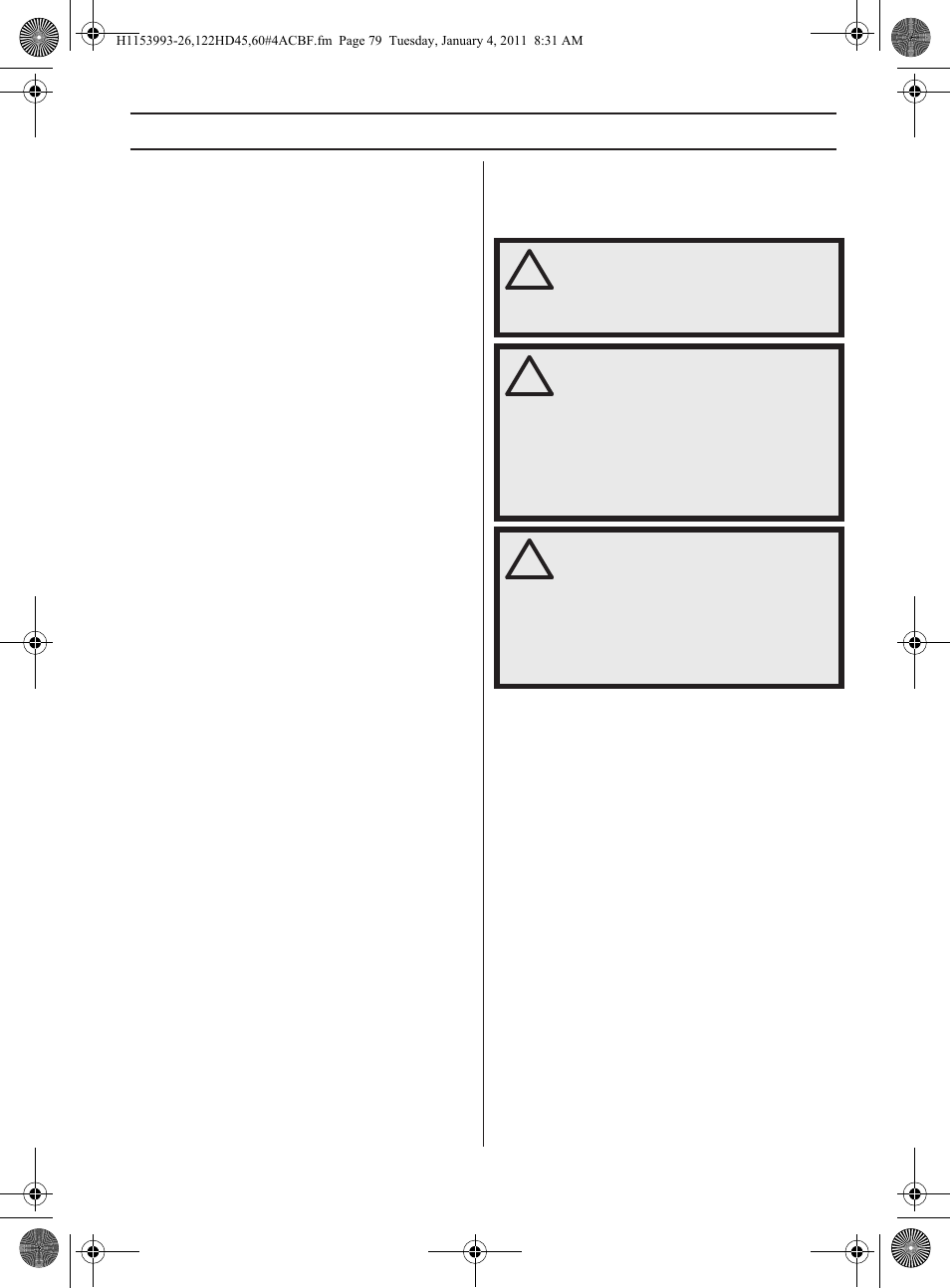 Inhalt, Inhalt vor dem start ist folgendes zu beachten | Husqvarna 122HD60 User Manual | Page 79 / 532