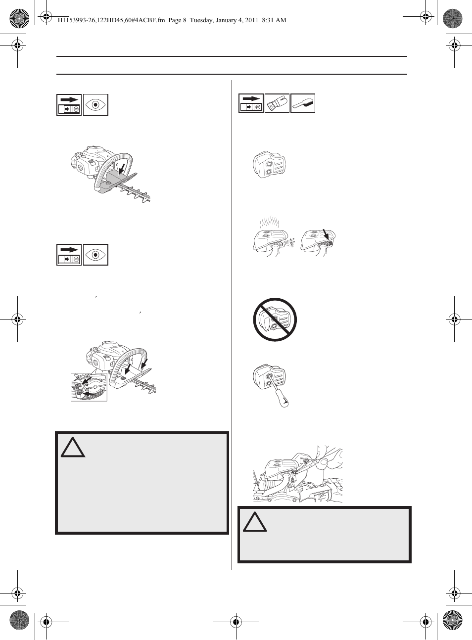 General safety precautions | Husqvarna 122HD60 User Manual | Page 8 / 532