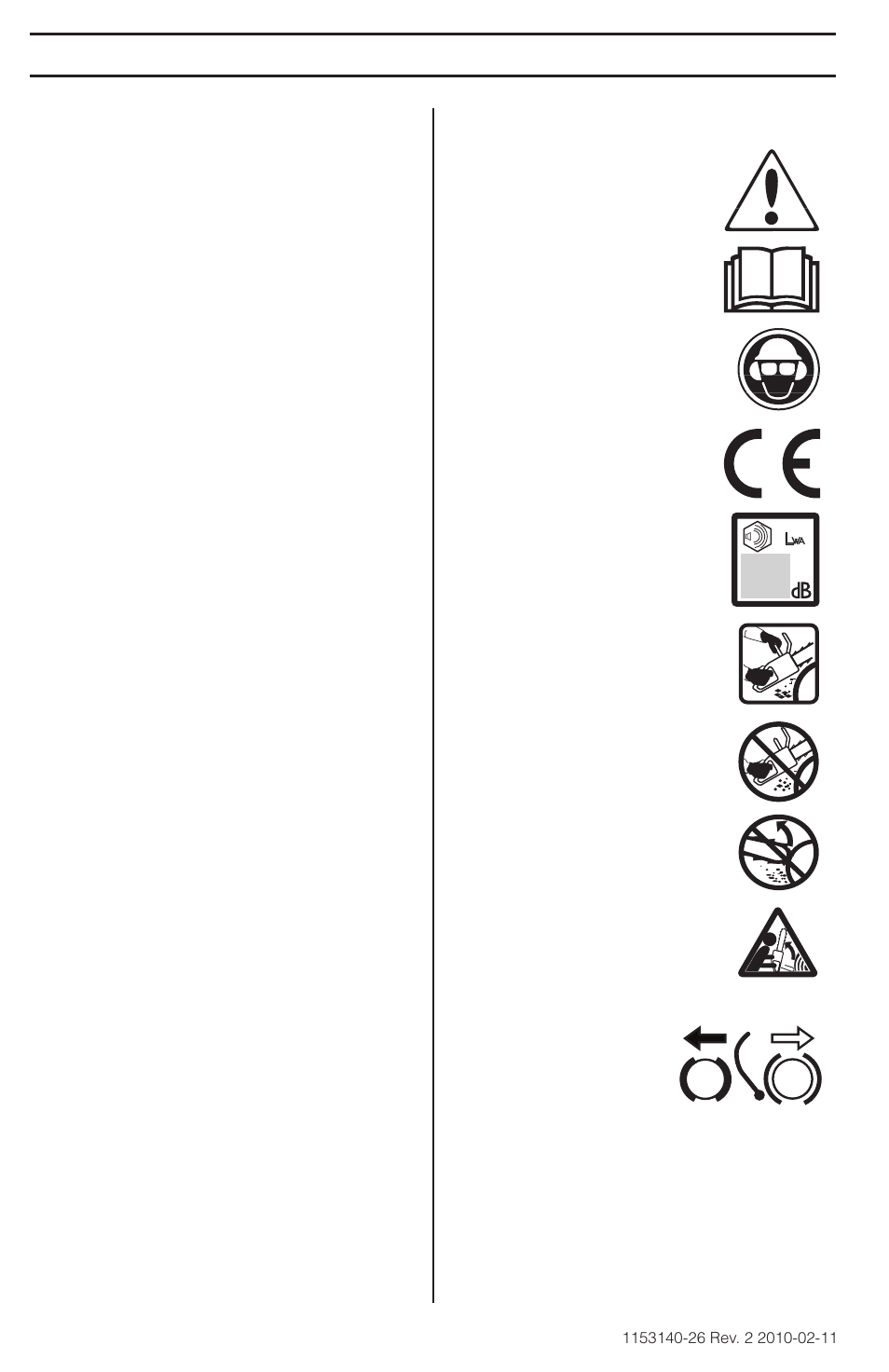 Indledning, Til vore kunder, Symboler på maskinen | Husqvarna 240e User Manual | Page 80 / 464