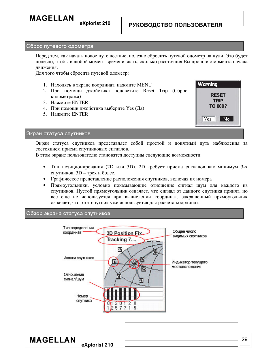 Magellan eXplorist 210 User Manual | Page 31 / 93