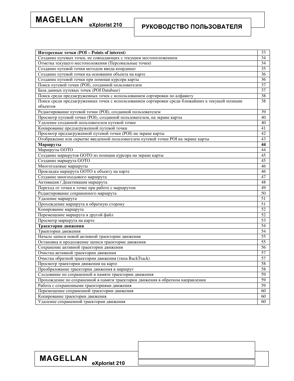 Magellan eXplorist 210 User Manual | Page 4 / 93