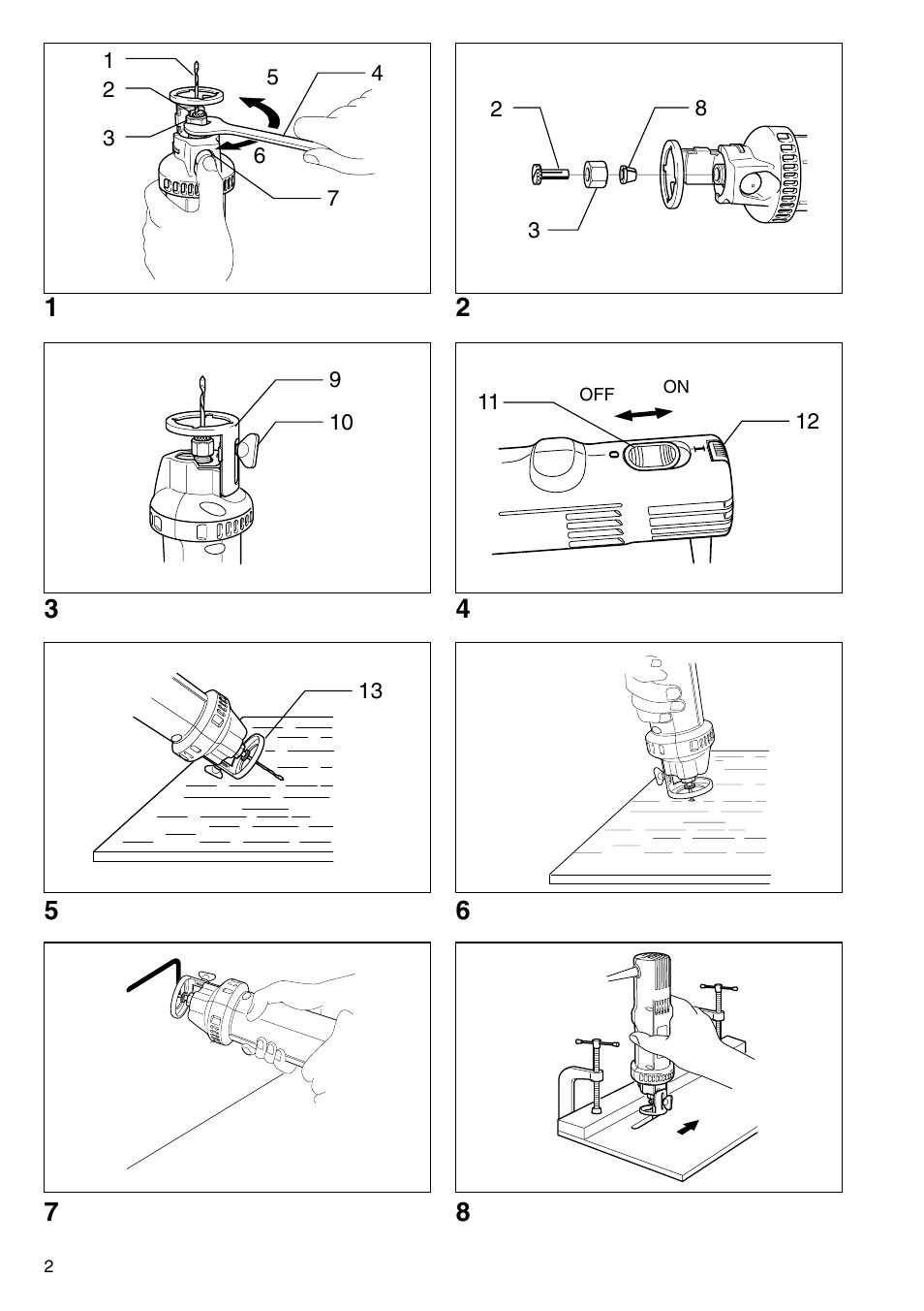 Makita 3706 User Manual | Page 2 / 24