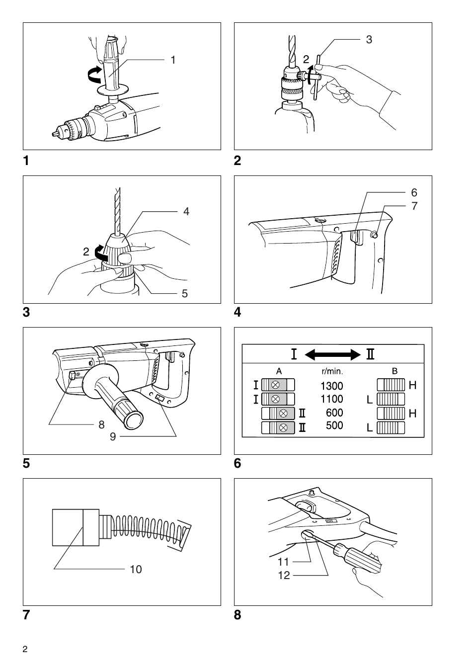 Makita 6300-4 User Manual | Page 2 / 20