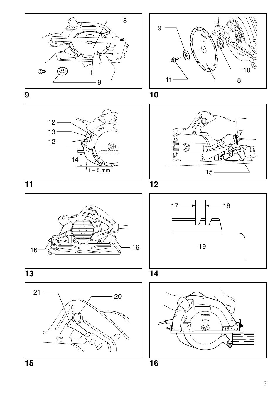 Makita 5704RK User Manual | Page 3 / 28
