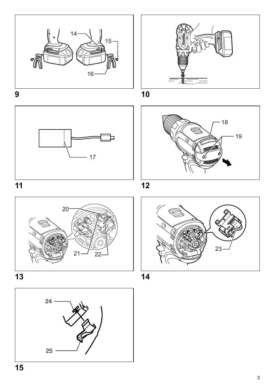 Makita BDF452 User Manual | Page 3 / 28