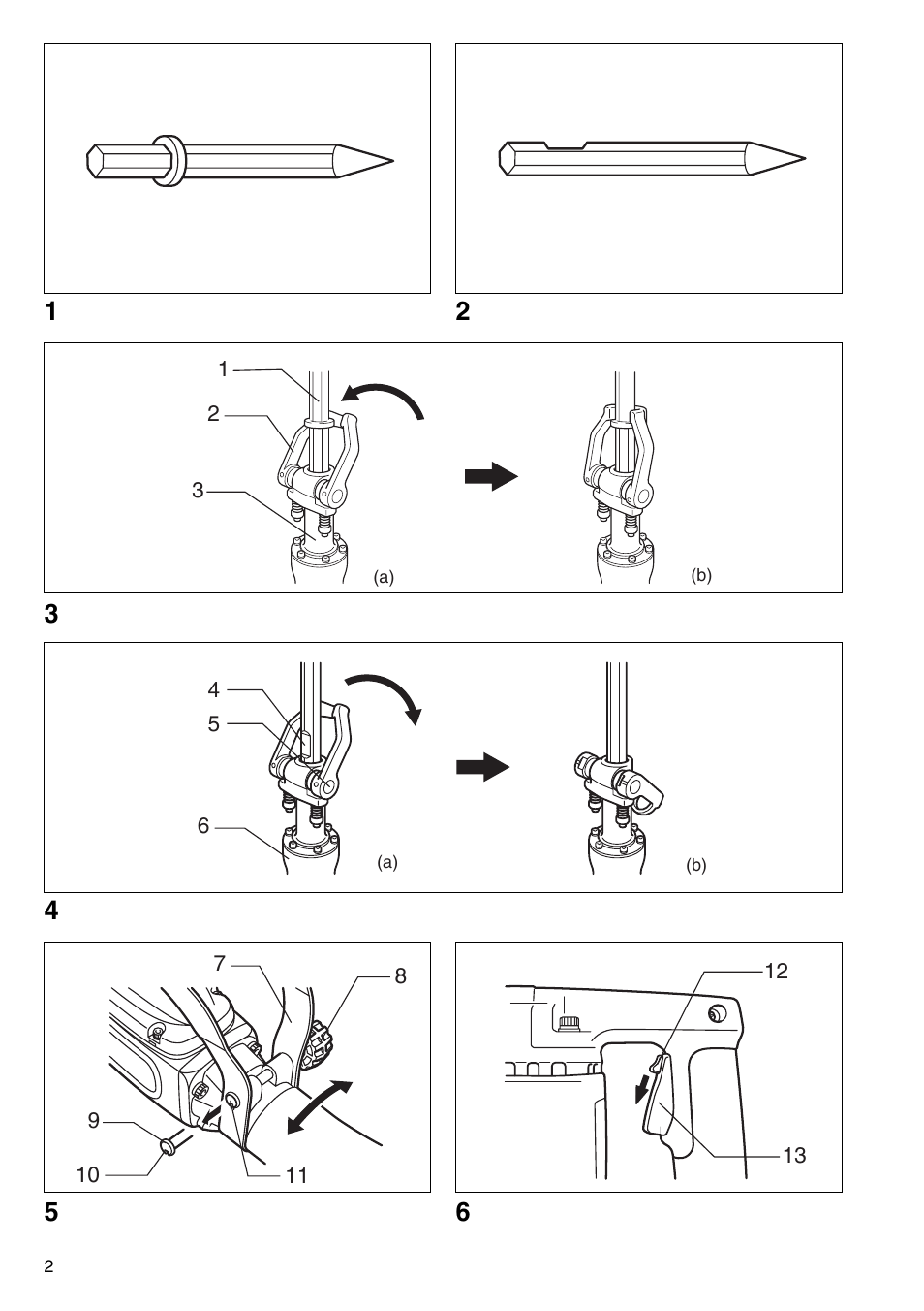 Makita HM1304B User Manual | Page 2 / 20