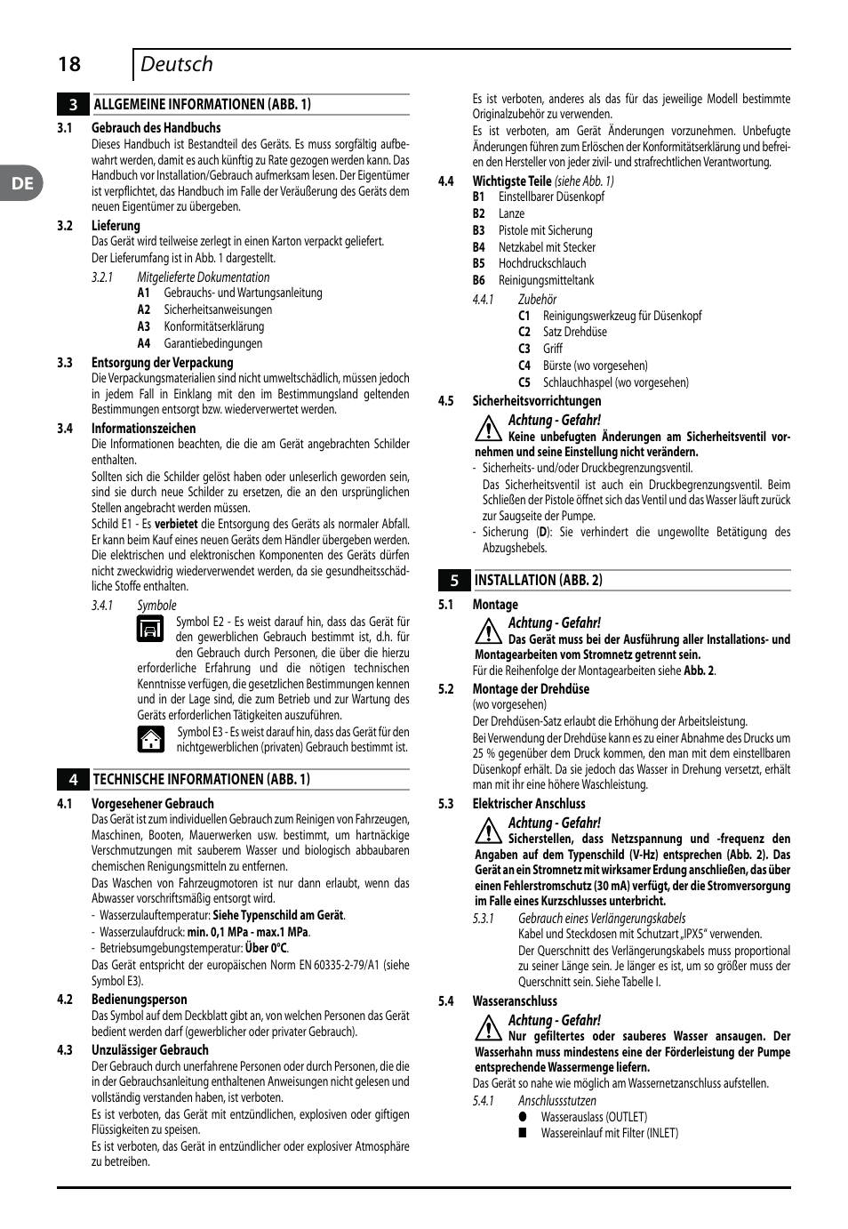 18 deutsch | Makita HW112 User Manual | Page 18 / 140