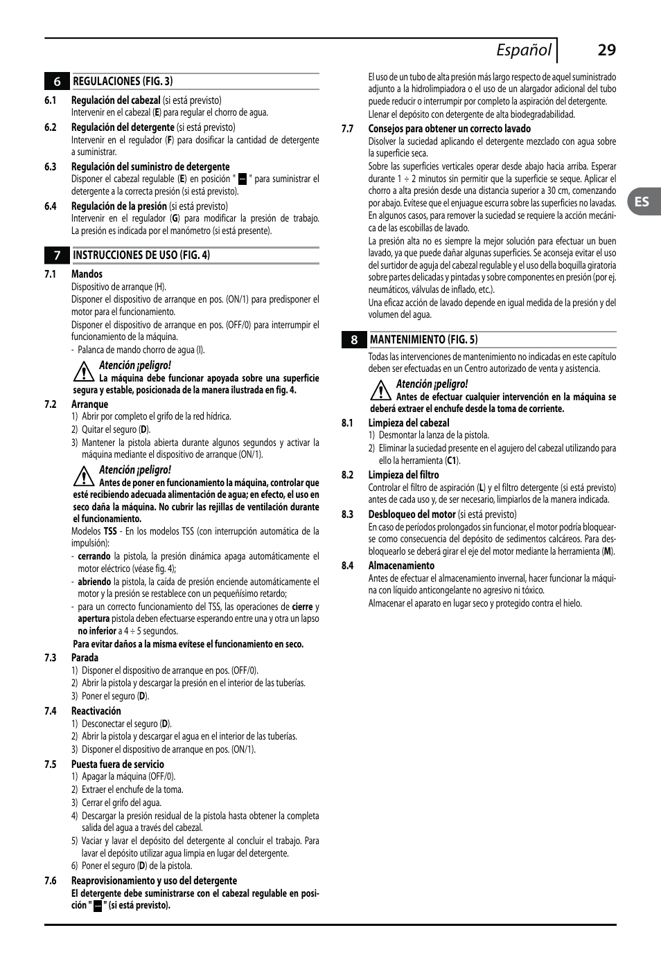 29 español | Makita HW112 User Manual | Page 29 / 140