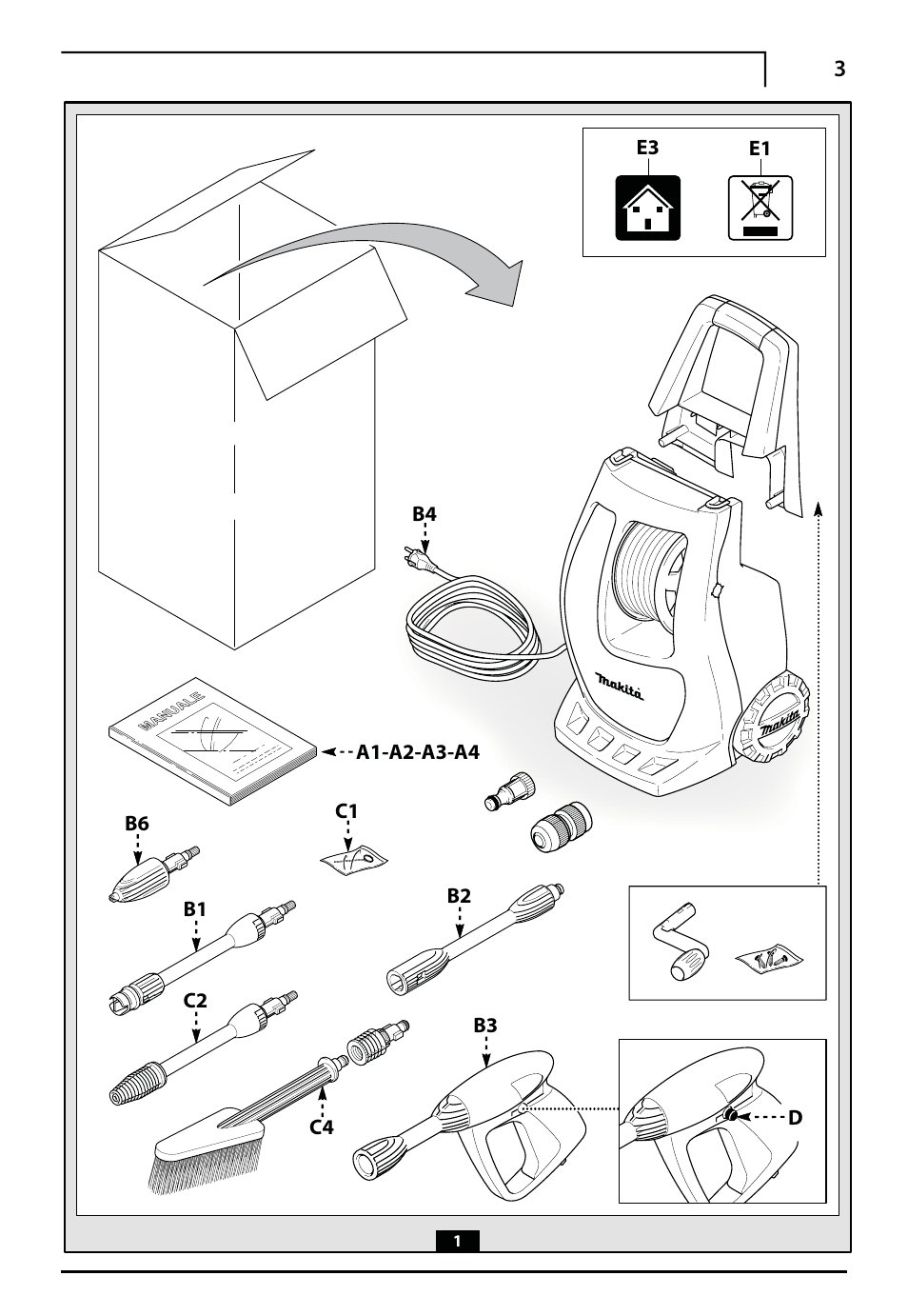 Makita HW112 User Manual | Page 3 / 140