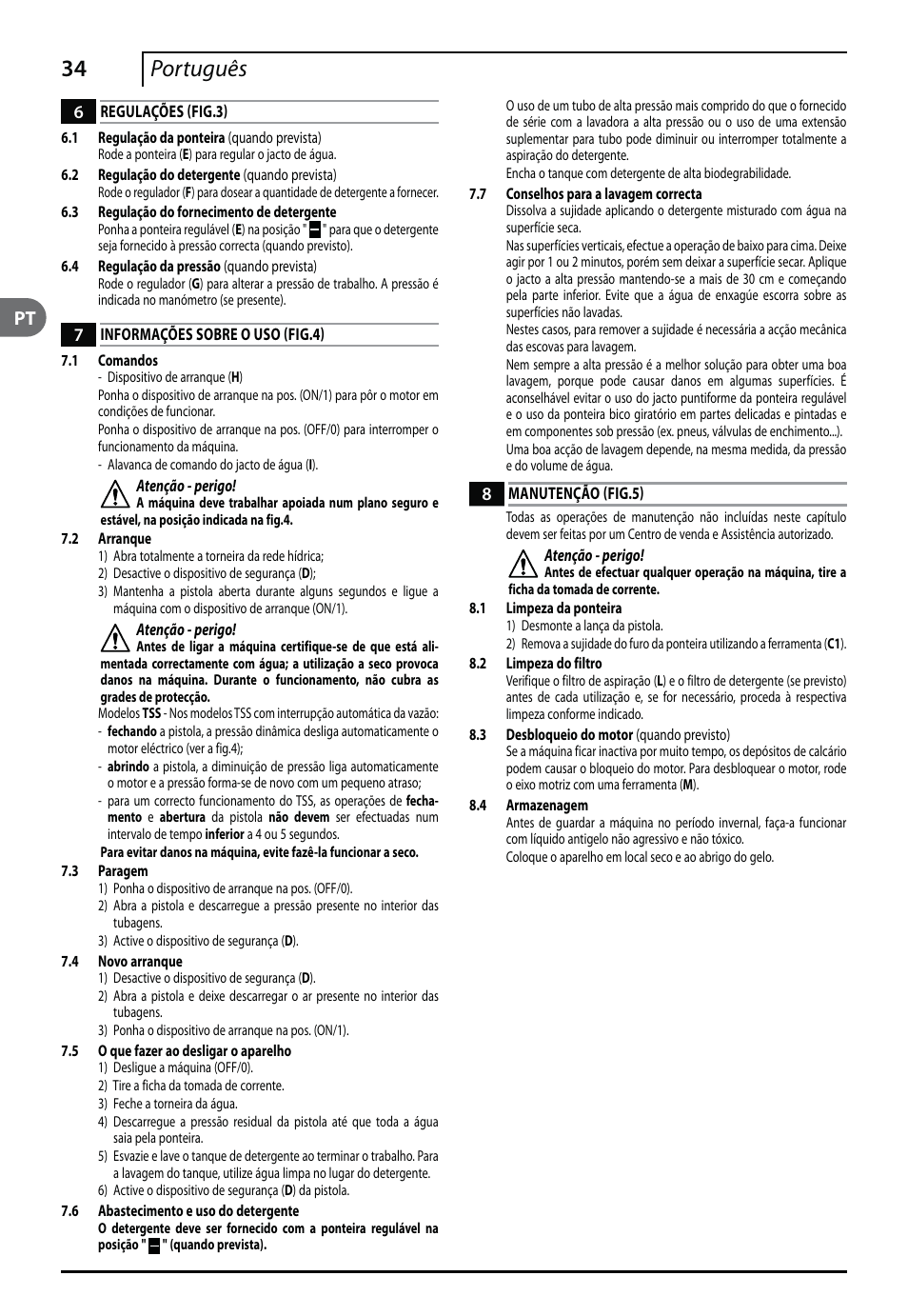 34 português | Makita HW112 User Manual | Page 34 / 140