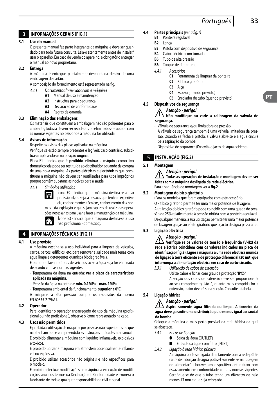 33 português | Makita HW140 User Manual | Page 33 / 140
