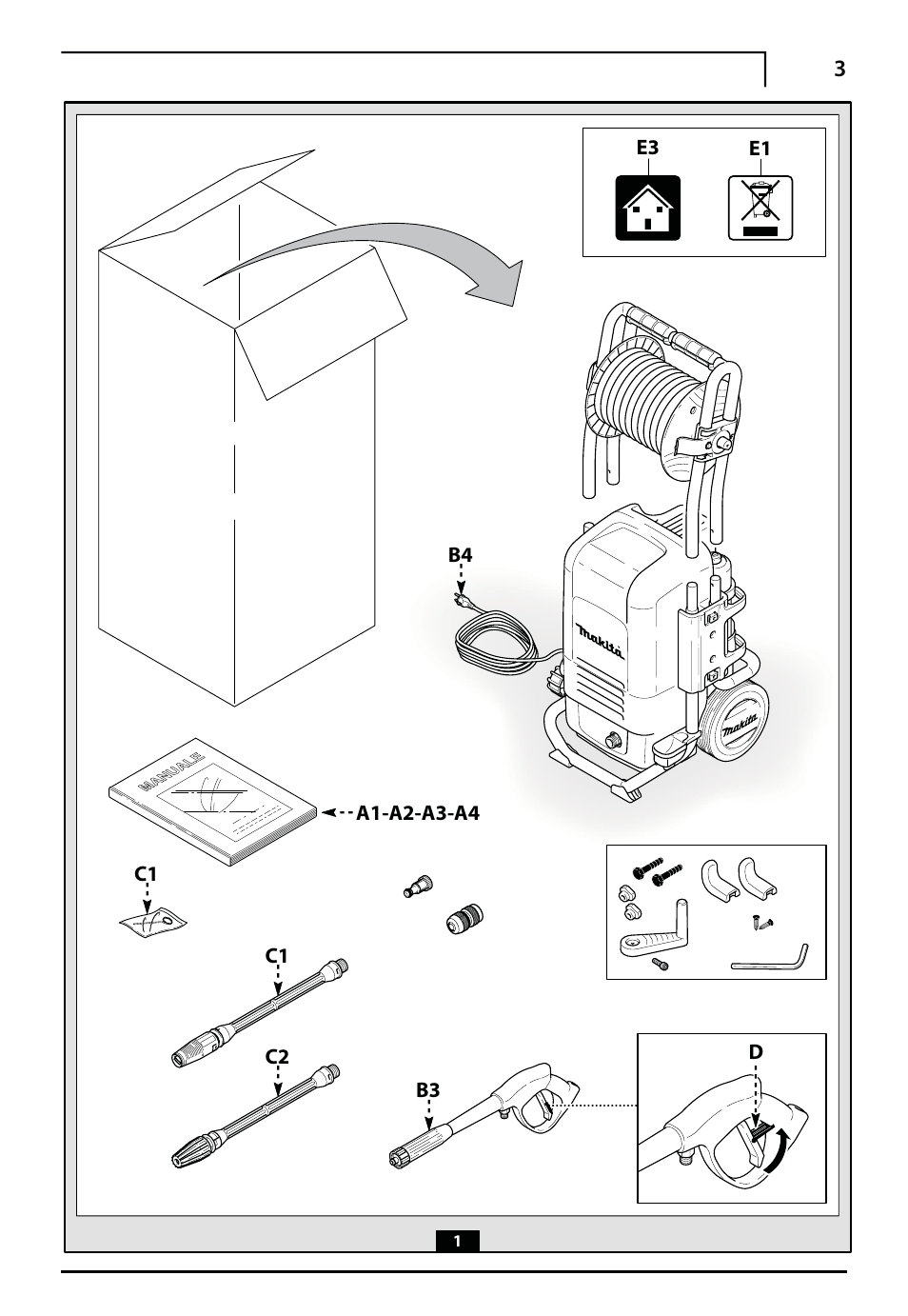 Makita HW151 User Manual | Page 3 / 140