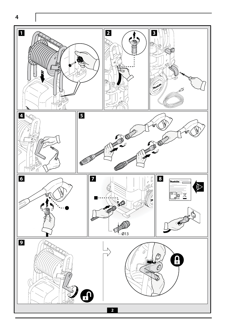 Makita HW151 User Manual | Page 4 / 140