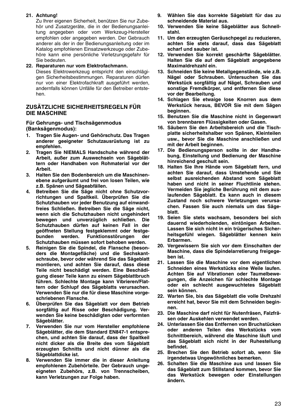 Makita LH1040F User Manual | Page 23 / 60