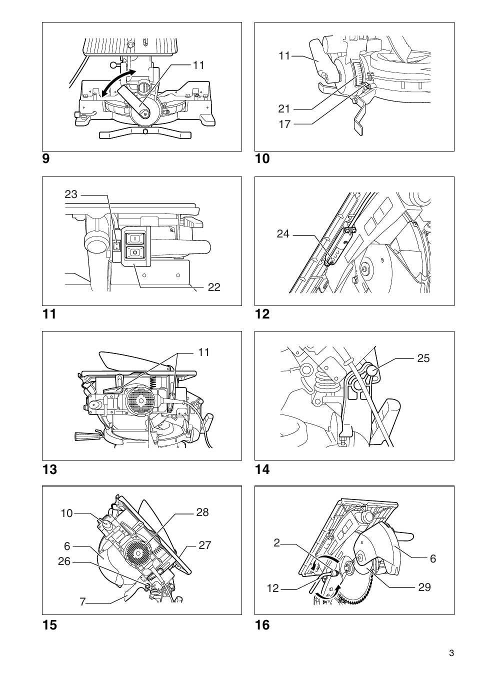 Makita LH1040F User Manual | Page 3 / 60