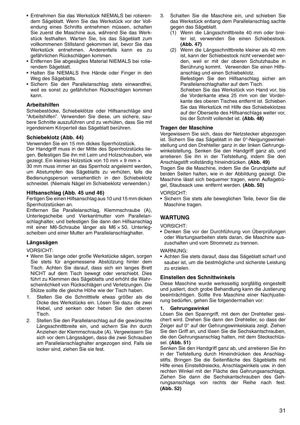 Makita LH1040F User Manual | Page 31 / 60