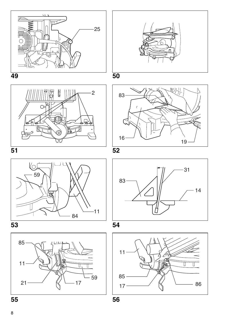 Makita LH1040F User Manual | Page 8 / 60