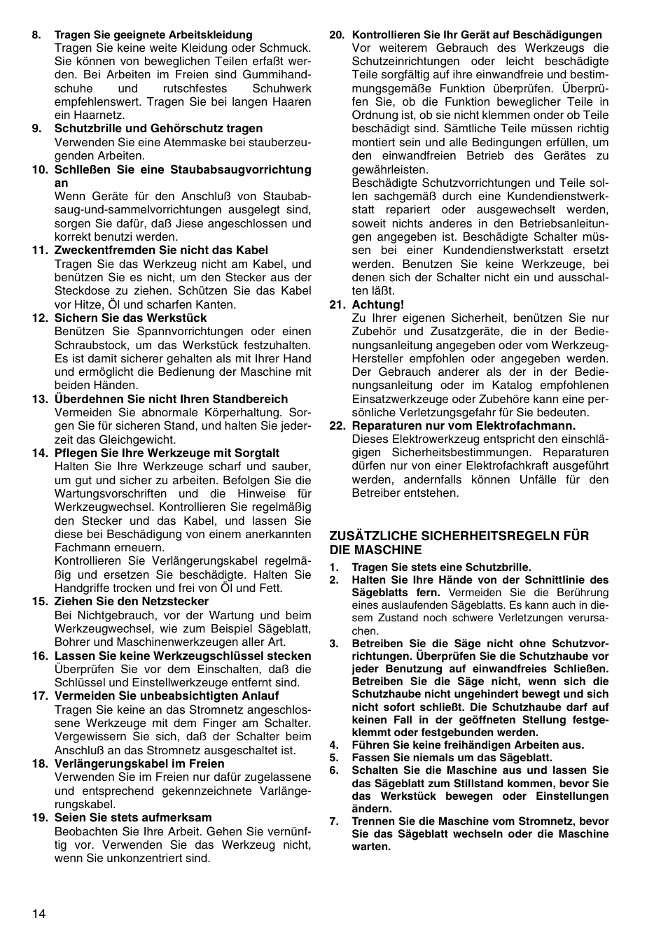 Makita LS1440 User Manual | Page 14 / 36