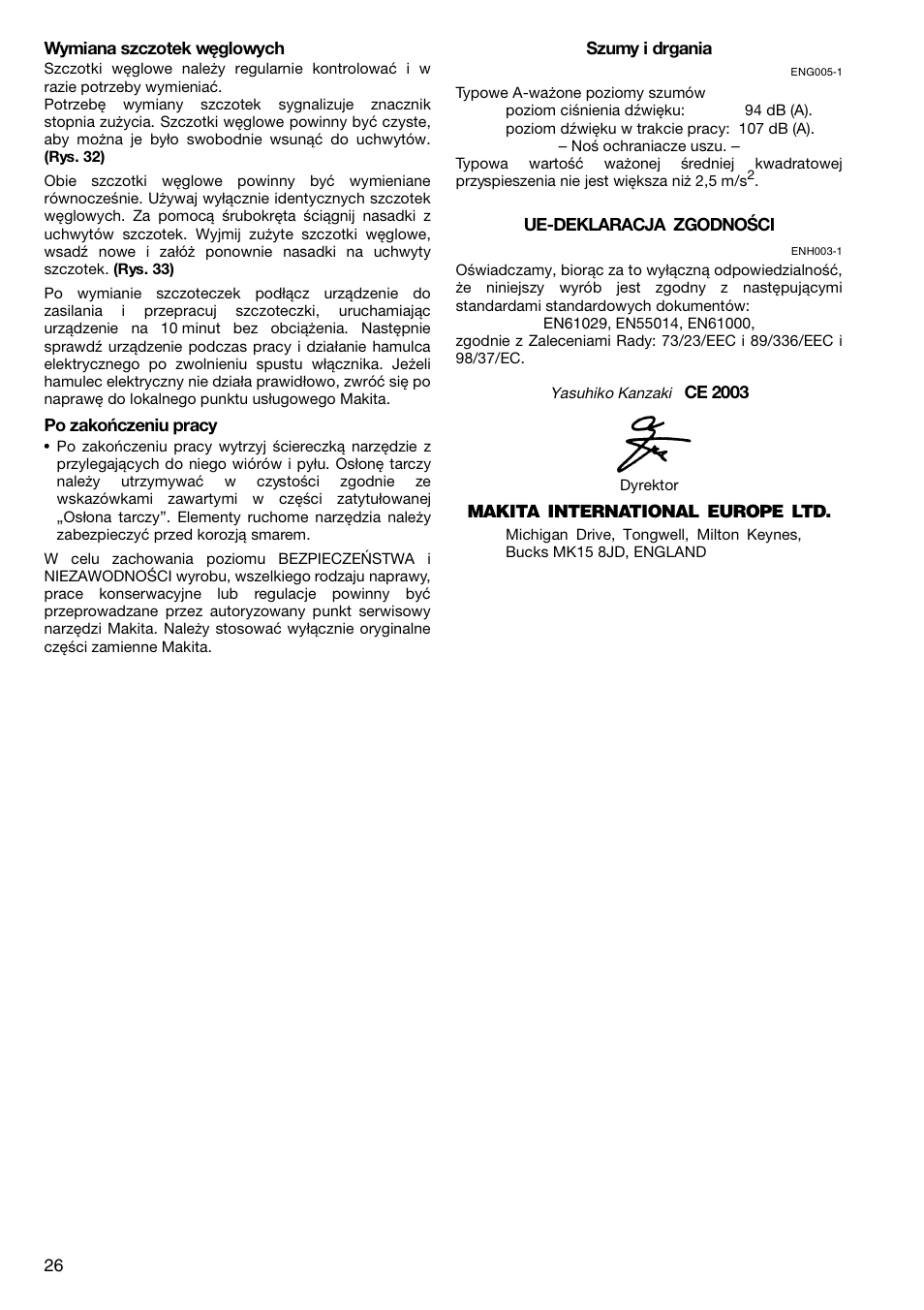 Makita LS1440 User Manual | Page 26 / 36