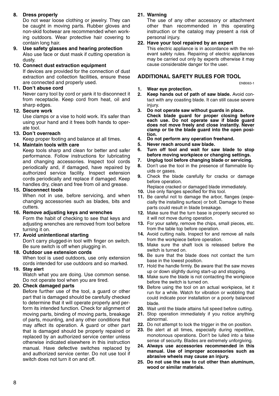 Makita LS1440 User Manual | Page 8 / 36