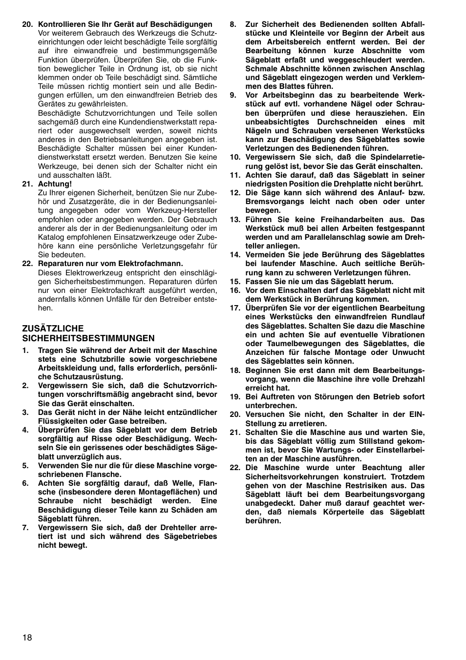 Makita LS1040F User Manual | Page 18 / 44